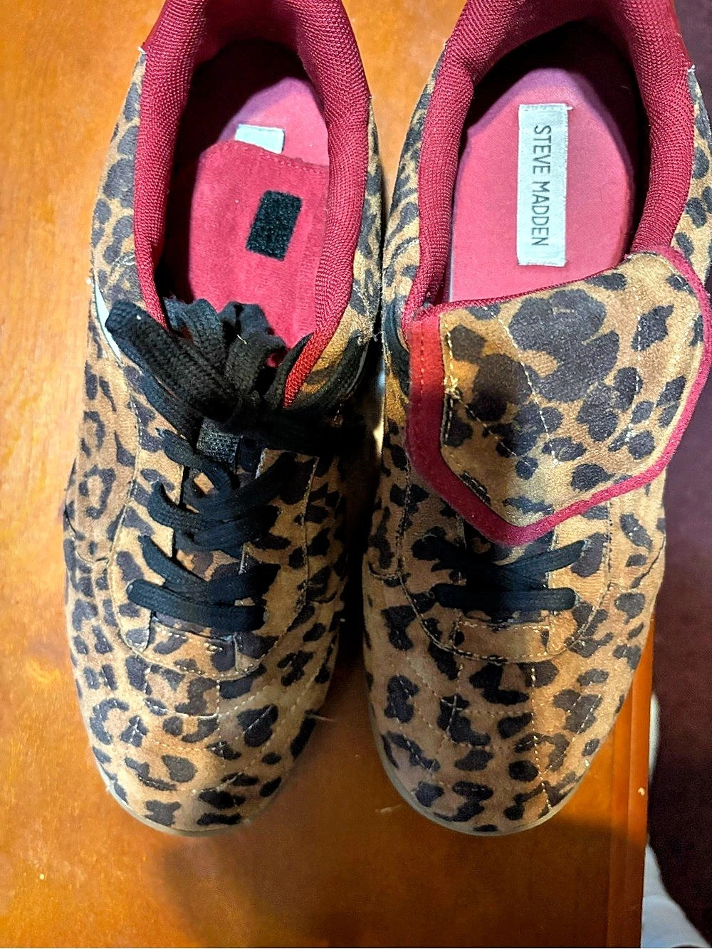Steve Madden Verdict Leopard Print Sneaker Sneakers